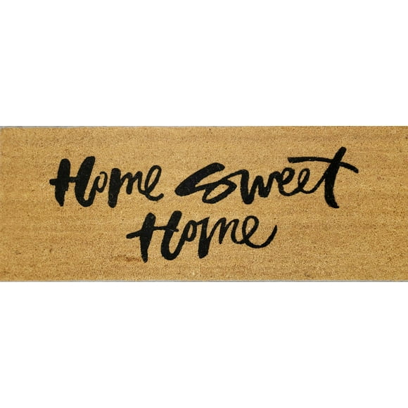 "Home Sweet Home" Grand Tapis Double Porte en Coco NIV2011