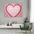 thumbnail image 2 of ONETECH  Pink Tapestry for Bedroom, Pink Room Decor, Tapestry Pink, Cute Room Decor, Danish Pastel Room Decor, Heart Tapestry, Teen Girl Room Decor, Dorm Room Decor, 2 of 7