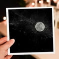 thumbnail image 7 of 3drose, Full Moon in Black and White with Floating Space Dust, 6 Greeting Cards with Envelopes, 7 of 7
