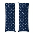 thumbnail image 1 of Balery Nautical Themed Simple Anchors Funda Protectora para Almohada Corporal de Algodón Hipoalergénico con Cierre(55 x 21 pulgadas), Almohadas No Incluidas, 1 of 7