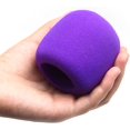 thumbnail image 3 of HUGFEGWE 5Pcs Microphone Cover Sponge Foam Mic Cover Handheld Microphone Windscreen Shield Protection Micro Foam Filter Purple for KTV Broadcasting U2536-17937, 3 of 8