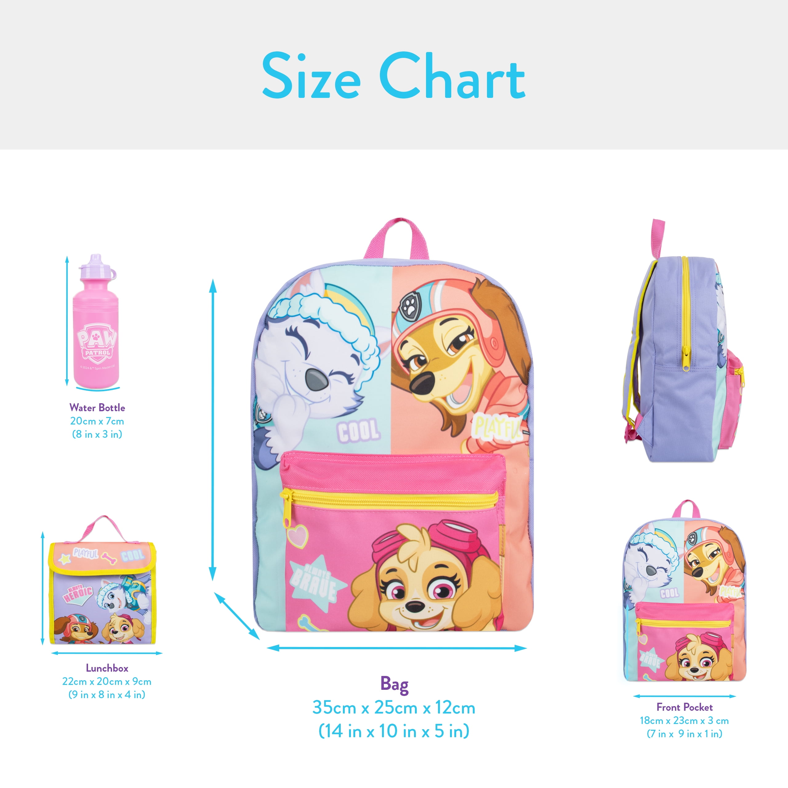 PAW Patrol 3 Piece Backpack Set