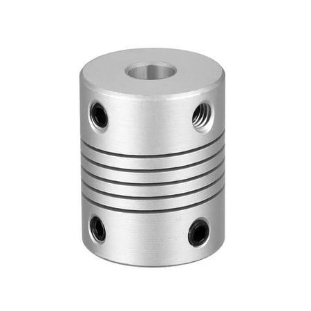 Motor Coupe - 5mm to 6.35mm Shaft Coupling Flexible Coupler Motor Connector Joint L25xD19