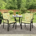 thumbnail image 4 of Mainstays 37"L x 19.5"W Yellow Floral 1 Piece Rectangle Outdoor Chair Cushion, 4 of 9