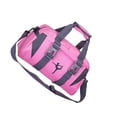 thumbnail image 2 of Minnieouse Bolsa de deporte para personas activas, bolsa de viaje ligera y portátil para Yoga y gimnasio, aplicación amplia Envolturas para manijas de equipaje rosa, 2 of 6
