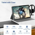thumbnail image 4 of BYYBUO A10 Tablet 10.1 inch Tablets with Case,4GB RAM Cortex-A7 Quad-Core Processor,1280x800 IPS HD Touchscreen 8MP Camera,Bluetooth,WiFi(Gray), 4 of 8