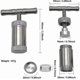 thumbnail image 3 of Stainless Steel Pollen Press T-Type Press Handle Tool - Heavy Duty Durable 100% Premium Anodized (Silver), 3 of 4