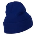thumbnail image 3 of Indiana State Flag Map Embroidered Long Beanie - Royal OSFM, 3 of 5