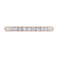 thumbnail image 3 of 1/4 Carat Prong Set Diamond Wedding Band Ring in 14K Rose Gold (Ring Size 8.25) (I1-I2 Clarity), 3 of 5