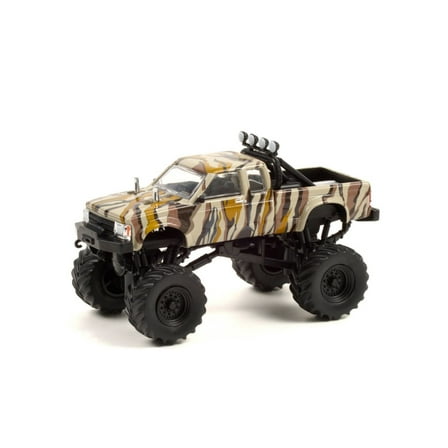 1989 Chevy S-10 Extended Cab Monster Truck, Ace Ventura: When Nature Calls - Greenlight 44920E/48 - 1/64 scale Diecast Model Toy Car