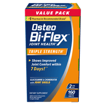 Osteo Bi-Flex Triple Strength Joint Health Dietary Supplements, Glucosamine Chondroitin MSM, and Vitamin C Tablets, 160 Count