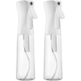 thumbnail image 1 of Paquete de 2 pulverizadores de agua continuos para el cabello, pulverizador ultrafino, sin propulsor, para peinado, limpieza, jardinería, nebulización y piel (200 ml) JM, 1 of 5