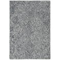 thumbnail image 7 of SAFAVIEH Micro-Loop Catrine Abstract Ogee Wool Area Rug, Black/Ivory, 5' x 8', 7 of 7