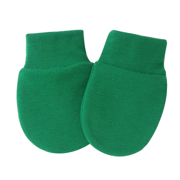 Sonducket Manoplas para bebés Sensación cómoda Guantes para recién nacidos Estilo clásico Diseño considerado Accesorios para bebés guantes y mitones verde1