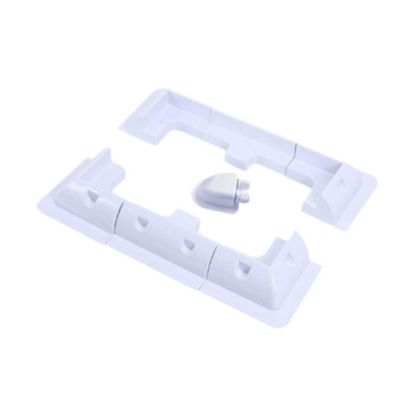 Kit de soportes de montaje para paneles solares, soporte para paneles solares de yates y furgonetas camper. Blanco