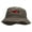 Charcoal, variant on Card Suits Embroidered Bucket Hat - White OSFM