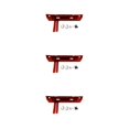 thumbnail image 1 of Wweixi Stylish Rear Bumper For ECX 1/12 Rc RGT 136100 Aluminium Alloy Construction Made Of Aluminium Alloy.Improve Performance red 3Set, 1 of 6