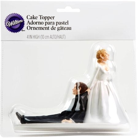 White Gown Topper Wilton Our Day Figurine,Blonde