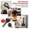 thumbnail image 3 of 4-in-1 Jar Opener for Seniors – Adjustable Lid Opener with Non-Slip Grip, Magnetic Hook & Rubber Gripper, Ideal for Jars, Bottles, and Beer Caps., 3 of 6