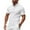 White, variant on Yiaimeir Men's Classic Fit Short Sleeve Polo T-Shirt Soft Cotton Blend Casual Collared Top For Everyday Wear Navy Blue Streetwear,Size M-3XL