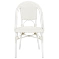 thumbnail image 4 of Safavieh Torino Metal Outdoor Dining Side Chairs - Set of 2, White, 4 of 13
