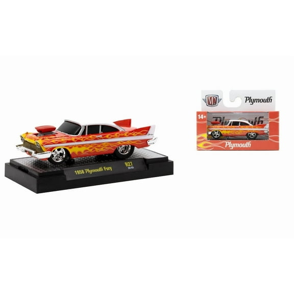 M2 Machines Ground Pounders Release 27 - 1958 Plymouth Fury