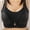 Black, variant on Women's Lace Sexy Comfortable Breathable Anti-exhaust Printing N-Wired Bra