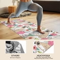 thumbnail image 4 of Pugs and Pioneer Flower Hot Yoga Mat Towel Non Slip for Hot Yoga - Quick-Drying Yoga Mat Cover with 4 Corner Pockets with Travel Bag - Hot Yoga Towel Non Slip Grip Moisture Wicking Sweat 70"x26", 4 of 6