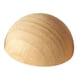thumbnail image 4 of Media bola de madera para manualidades, tapa de poste de pasamanos de escalera de medio círculo grande de madera maciza 12 centímetros, 4 of 9