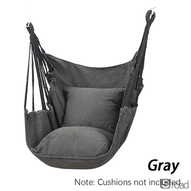 Silla Hamaca Colgante Portátil De Lona, Silla Columpio Con Bolsa De Transporte Para Jardín, Patio, Balcón Y Camping