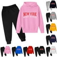 thumbnail image 4 of Kids Sets for Girls Long Sleeve Solid Pullover Hoodie Jogging Pants 2 Piece Winter Clothes 3-4 Years Boy Clothes Cute&nbsp;Boy Girl&nbsp;Clothing, 4 of 4