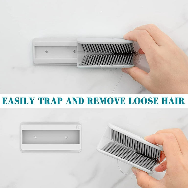 Shower Hair Catcher Wall, Reusable Hair Catcher Shower Wall, Removable  Washable Hair Collector for Shower, hair collector for shower 2nd  Generation