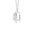 thumbnail image 2 of ANGARA Lab Grown Diamond Trillion Halo Pendant for Women in 14K White Gold (Size-5.7mm| Color-F-G| Clarity-VS) | April Birthstone, Anniversary, Jewelry Gift for Women | Lab-Grown Diamond Necklace, 2 of 6
