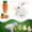White, variant on Interactive Hopping Bunny with Sound and Movement, Animated Walking Rabbit with Wiggle Ears and Nose Twitch, Soft Stuffed Bunny Decor with Carrot Accessory