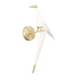 thumbnail image 2 of Elegante candebro de un solo cabezal, accesorios de iluminación, para interiores, lámpara de pared de pájaro de Origami de estar Izquierda Gloria Aplique de pared moderno, 2 of 9