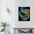 thumbnail image 4 of NJEUXUS Canvas Wall Art Love Painting for Couples Bedroom, Love Painting Wall Art, Wall Art Love, Kiss Painting, Painting Print, Kiss Canvas Wall Art (Ready to hang), 4 of 5