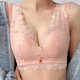 thumbnail image 3 of Gibobby Brasier para mujer camiseta sin mangas para mujer sin borde de y cierre de encaje con cuello ajustable y sostén superior con soporte para el pecho(Rosa,34), 3 of 4