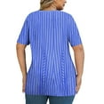 thumbnail image 3 of Bixock Women's Maternity Tops Fashion V-Neck Short Sleeve Casual Maternity T-Shirt Oversized Losse Pregnant Top, 3 of 5