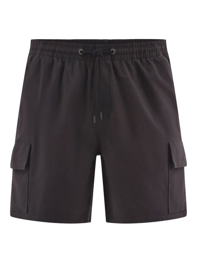No Boundaries Men's & Big Men's Twill Cargo Shorts, 7