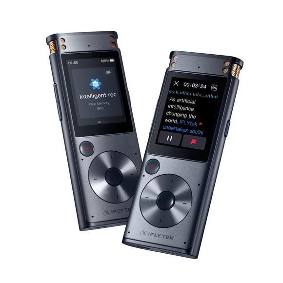 Grabadora de voz iFlytek con reproducción y transcripción de 32 GB