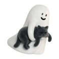 thumbnail image 2 of Cute Little Ghost Desk Figurine With Halloween Ghost For Home Office Shelf Display, Mini Spooky Ornament For Indoor Table Accent，Halloween Decor，Outstanding Decoration, 1pcs, F, 2 of 7