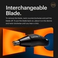 thumbnail image 6 of MANSCAPED Weed Whacker 3.0 PLUS Mens Electric Nose & Ear Hair Trimmer With SkinSafe Dual-Edge Rotary Blade, 6 of 7