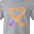thumbnail image 4 of Inktastic Fire Heart Dragons Youth T-Shirt, 4 of 5