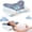 Dark Grey, variant on VANECL Cervical Neck Pillow 2-Pack, Memory Foam Pillows for Neck Pain Relief with Cooling Ice Silk Surface, Ergonomic Orthopedic Support for Side, Back, Stomach Sleepers, 25.98 x 15.35 Inches, Grey