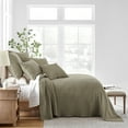 thumbnail image 2 of Levtex Home - Mills Waffle - Twin Bedspread Set - Taupe Cotton Waffle - Bedspread Size (84 x 104in.), Sham Size (26 x 20in.), 2 of 6