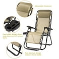 thumbnail image 6 of Zero Gravity Chair Patio Chairs Lounge Chaise Recliners Folding for Outdoor with Pillow and Cup Holder, 6 of 7