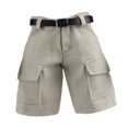 thumbnail image 3 of Figura de acción Pantalones cortos Vestir Coleccionable Casual Miniatura Ropa Atuendo Hebilla cuadrada color caqui, 3 of 9