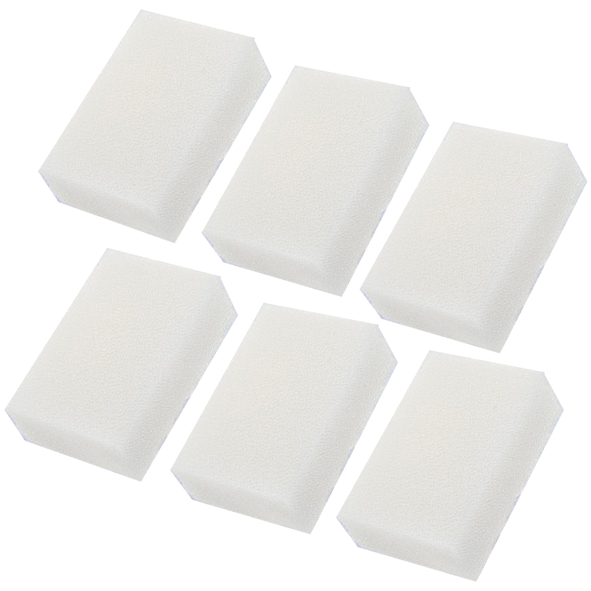 Qzbhct 10 Pcs Aquarium Bio Sponge White Foam Filter Pads for Aqua Clear 70 / 300 Filtration Systems