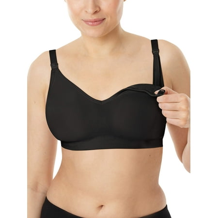 Maternity Soft Cup Nursing Bra - Maternity Nursing Seamless Wirefree Bra, Style 4956