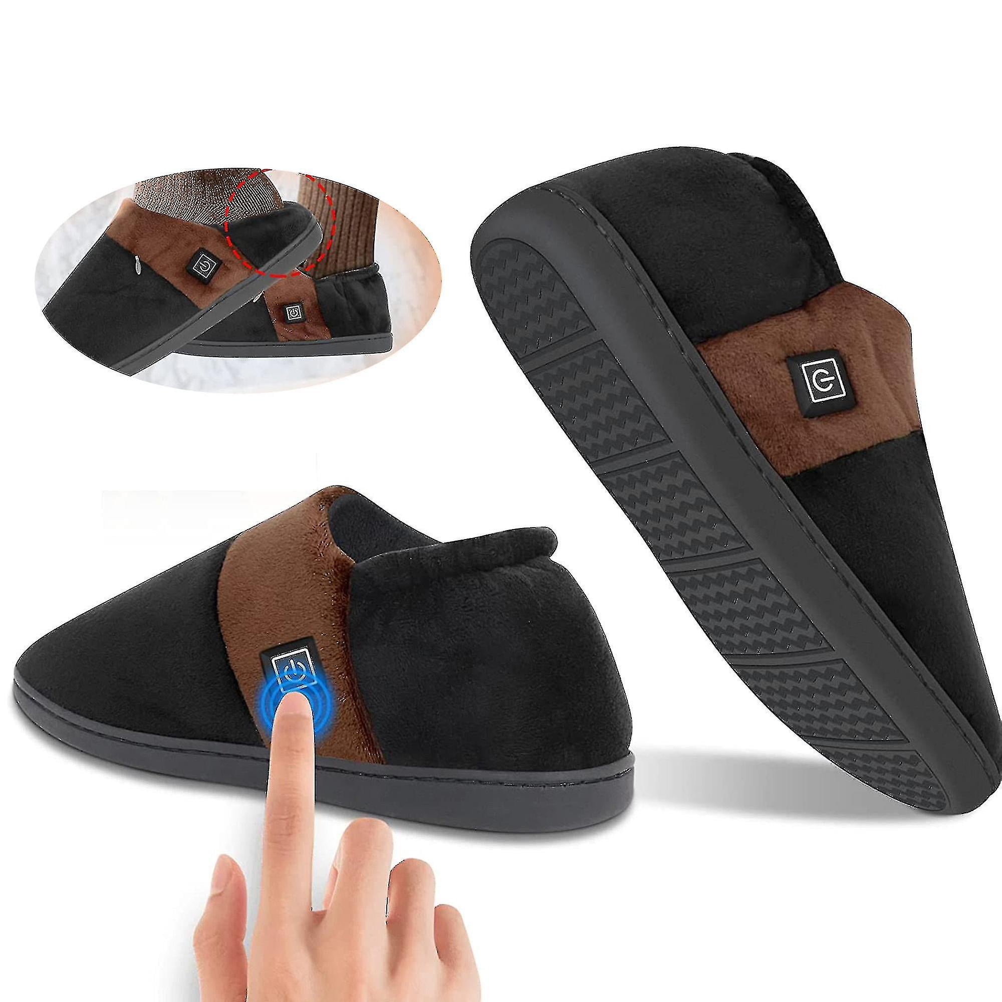 Heated slippers womens best sale